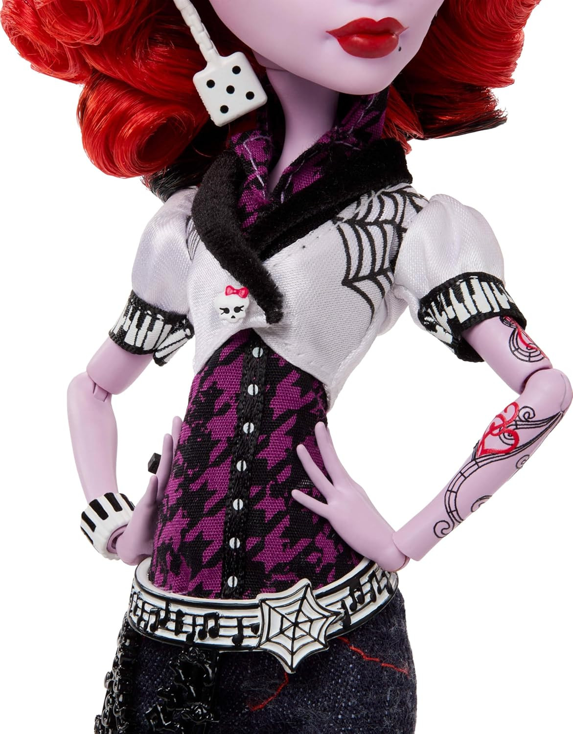 Monster High Operetta — Boneca Colecionável Boo-riginal com Pet Memphis - Imagem 5