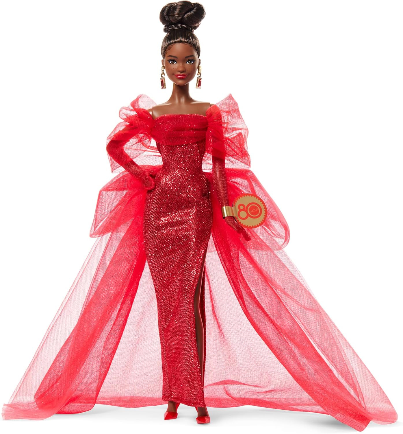 Barbie Mattel 80th Anniversary Signature Brunette Dress-up Doll (JBJ18)