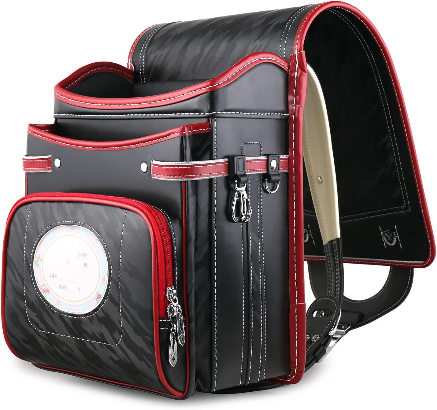 Coulomb Sonata Series Randsel Black Red - Imagem 2