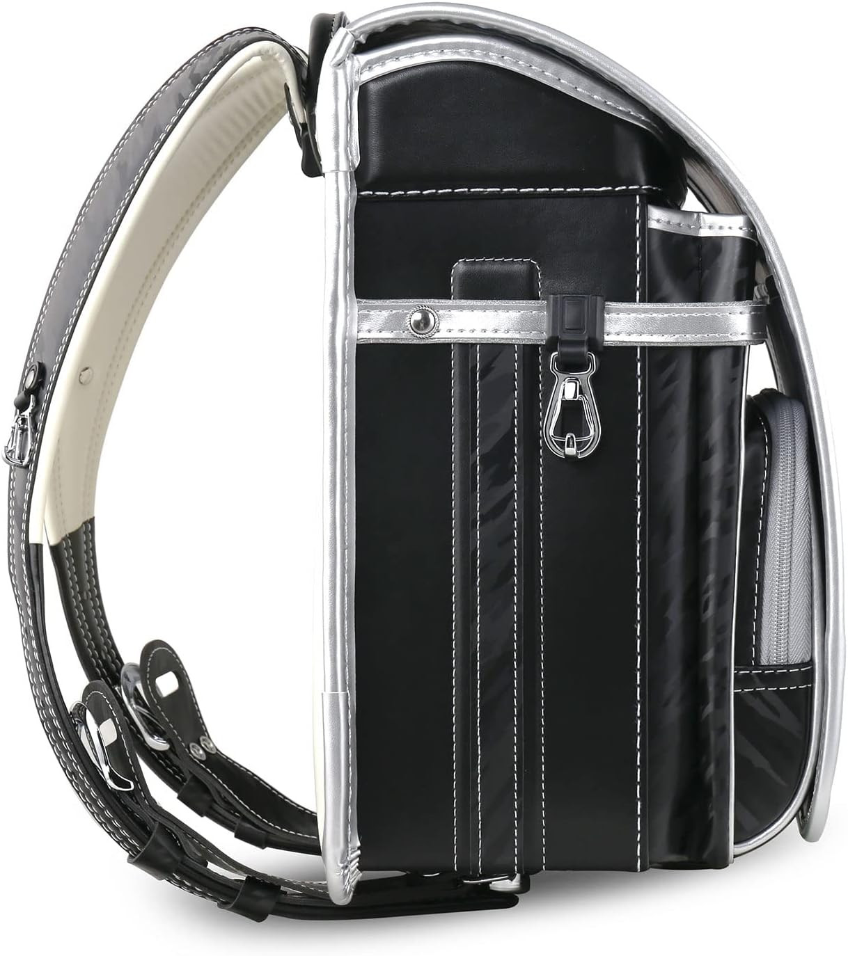 Coulomb Sonata Series Randsel Black Silver - Imagem 2