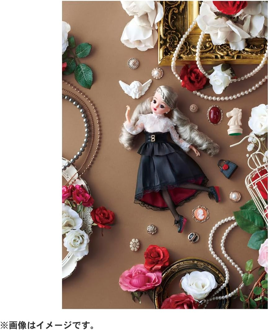 Takara Tomy Licca-chan Doll Photogenic Licca Gothic Noir - Imagem 7