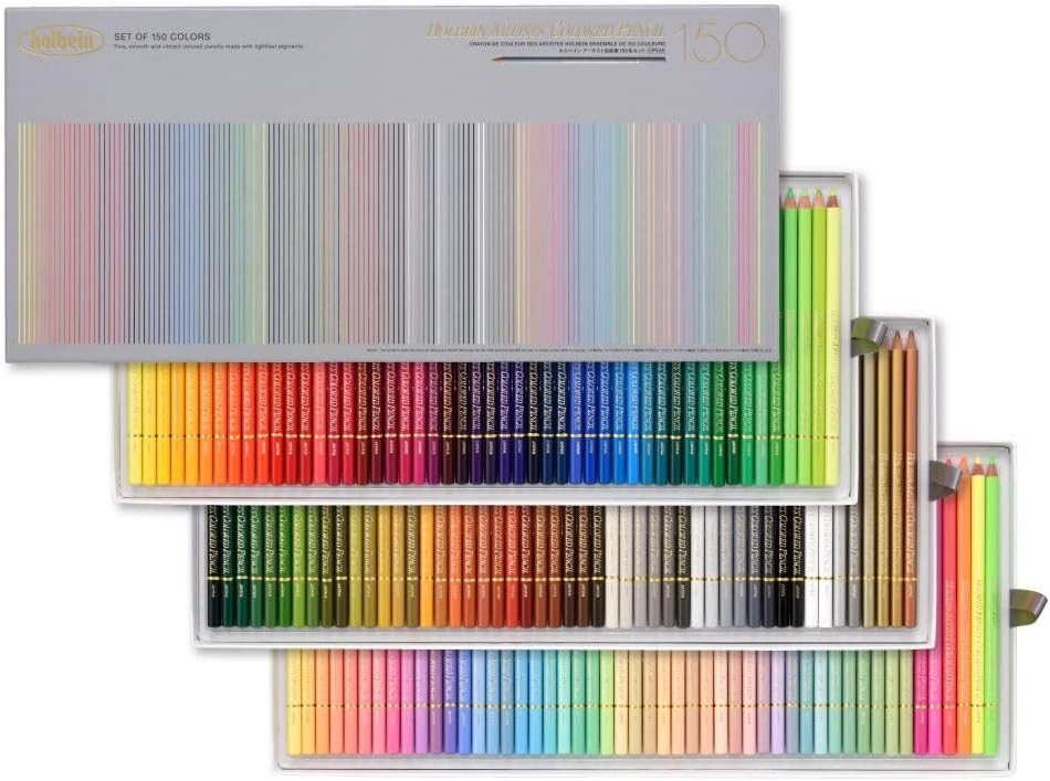 Holbein Coloring Pencils 150 colors Set
