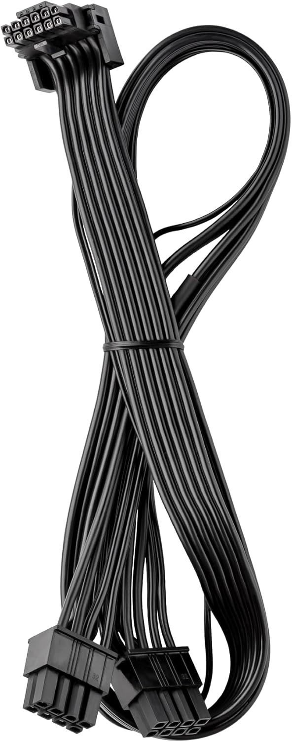 CableMod StealthSense C-Series 12VHPWR 90° Dual 2×8-pin — Corsair (Variant B)