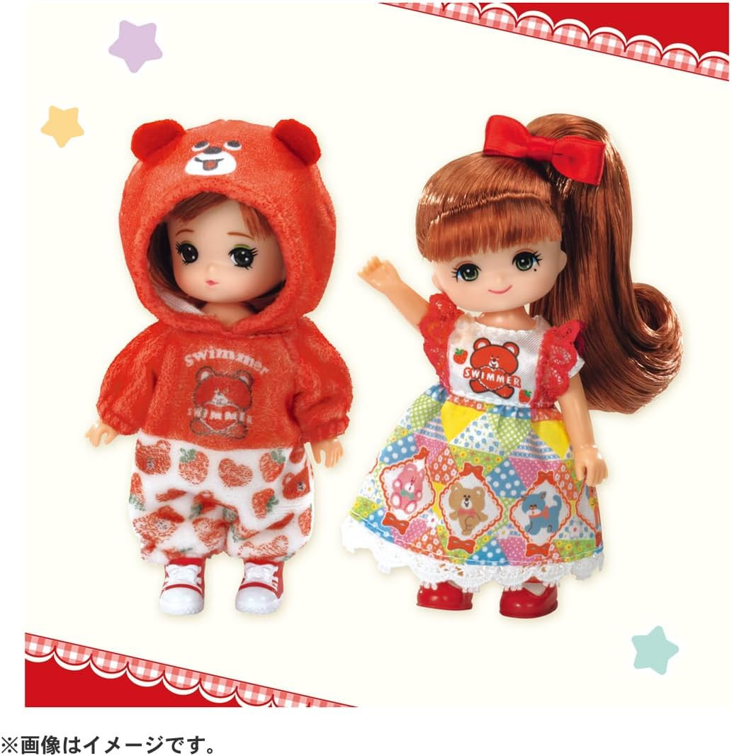 Takara Tomy Licca-chan Doll Daisuki Miki-chan Changeable Dress-up - Imagem 2