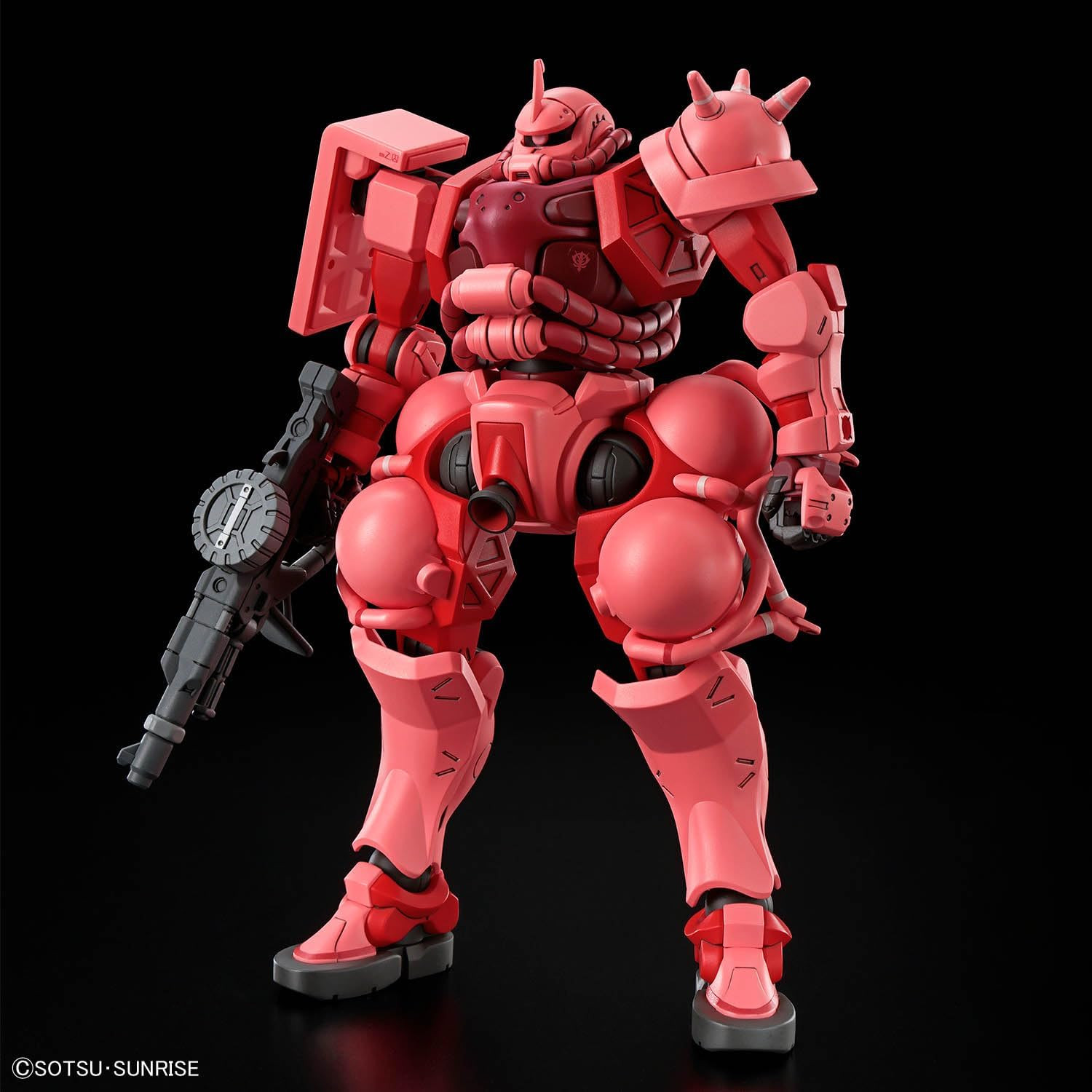 Bandai Spirits Gundam GQuuuuuux Char's Dedicated Zaku (GQ) 1/144 Model Kit - Imagem 2