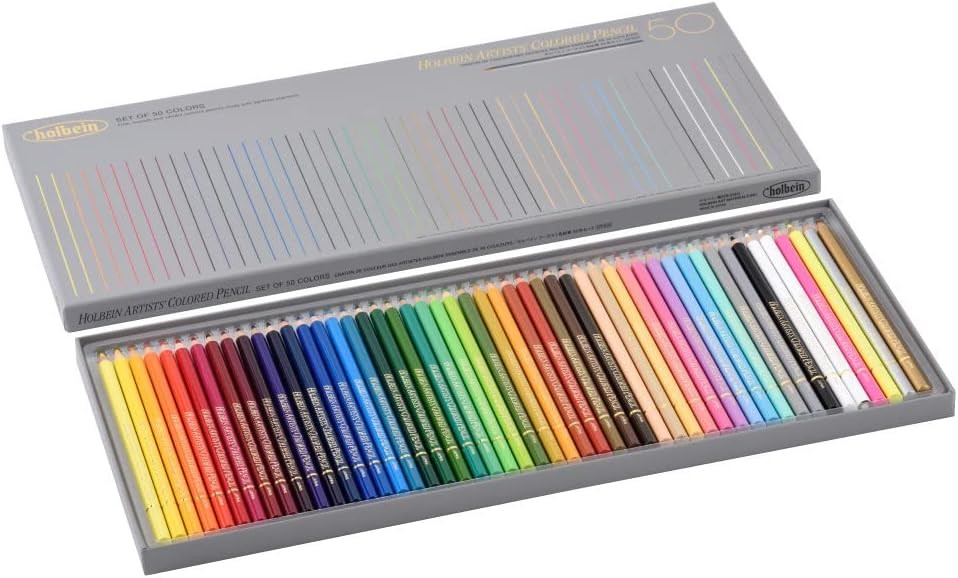 Holbein Artist Colored Pencils 50 Colors Set - Imagem 2