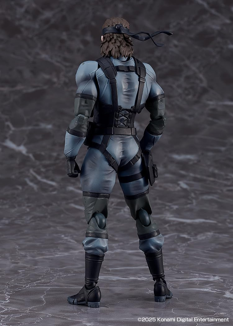 Max Factory figma Solid Snake MGS2 Ver. Updated Edition Action Figure - Imagem 3