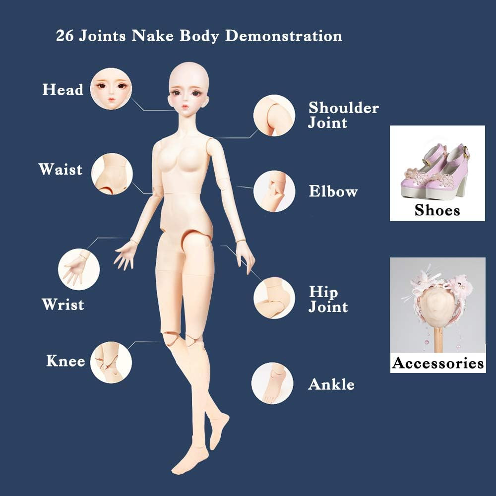 ICY Fortune Days Original Design 60CM BJD Doll (Klaire) - Imagem 7