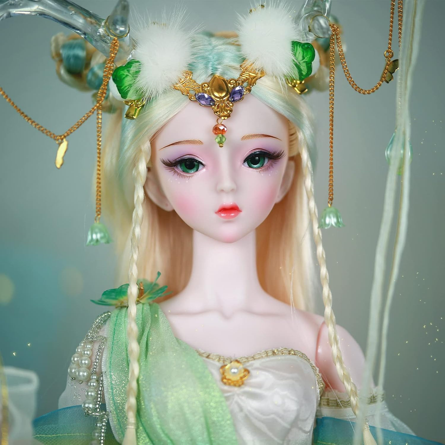 ICY Fortune Days 60CM BJD Doll 34-Piece Articulated Body (Luyaoyao) - Imagem 3