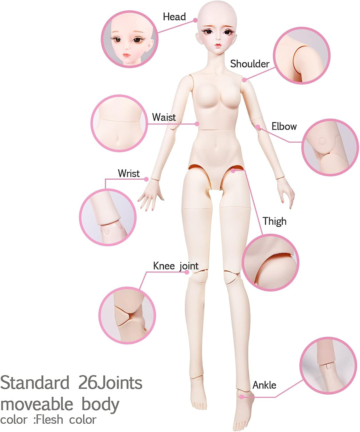 ICY Fortune Days Original Design 60CM BJD Doll (Blossom) - Imagem 7