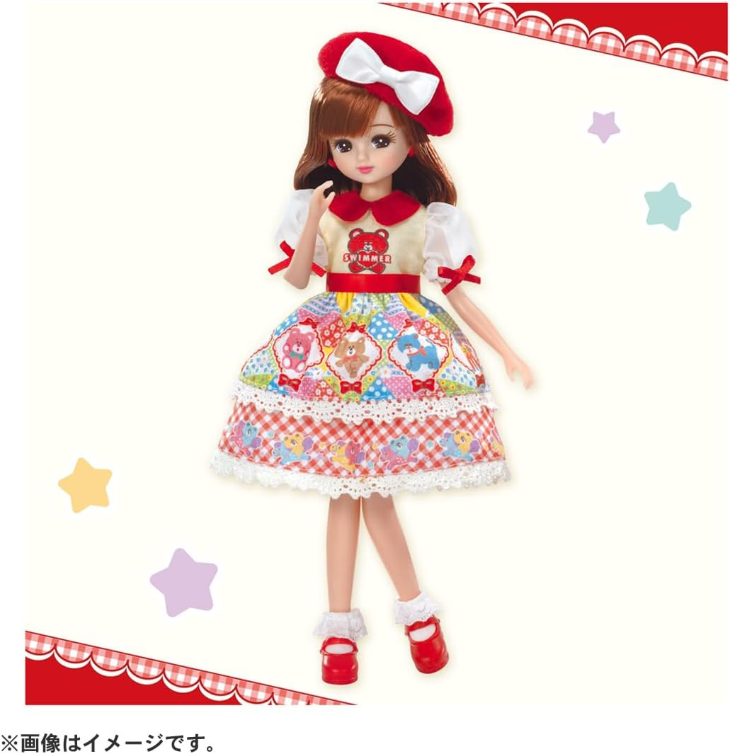 Takara Tomy Licca-chan LD-16 SWIMMER Daisuki Rika-chan Changeable Dress - Imagem 2