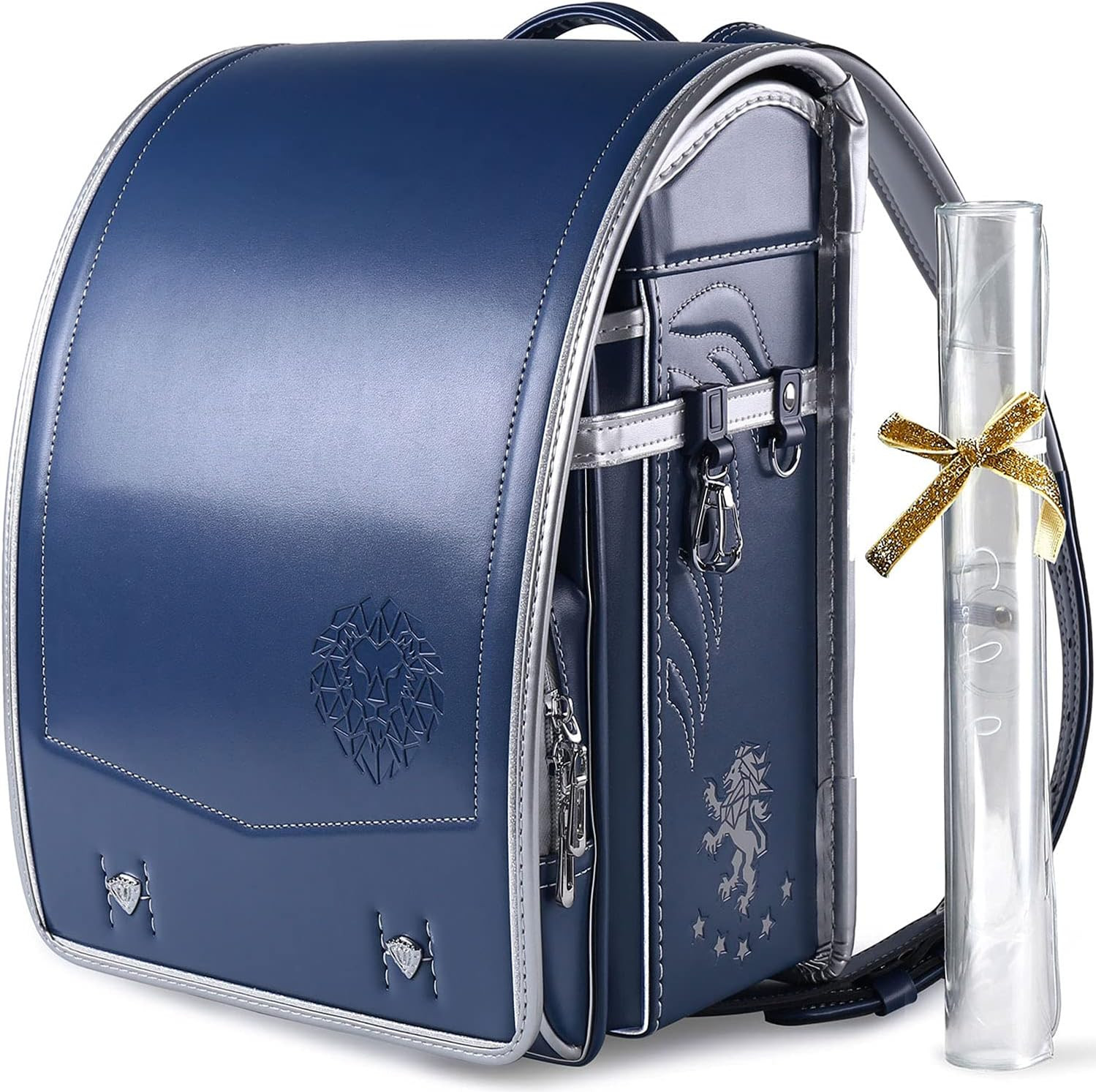 Coulomb Sonata Series Randsel Navy Silver