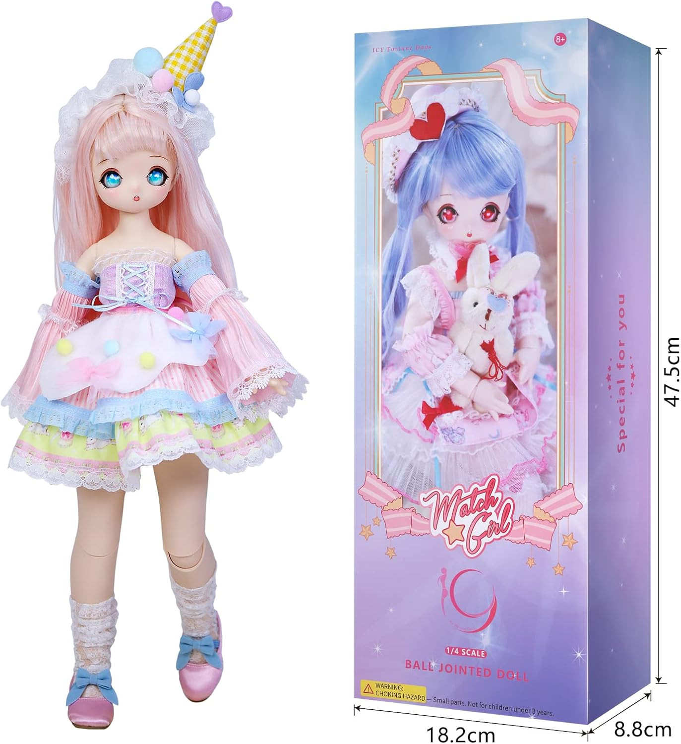 ICY Fortune Days 1/4 Scale bjd Doll (Cream) - Imagem 3