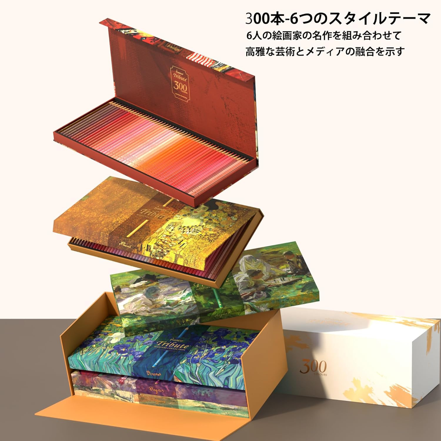 Marco 300 Colors Colored Pencils - Imagem 3