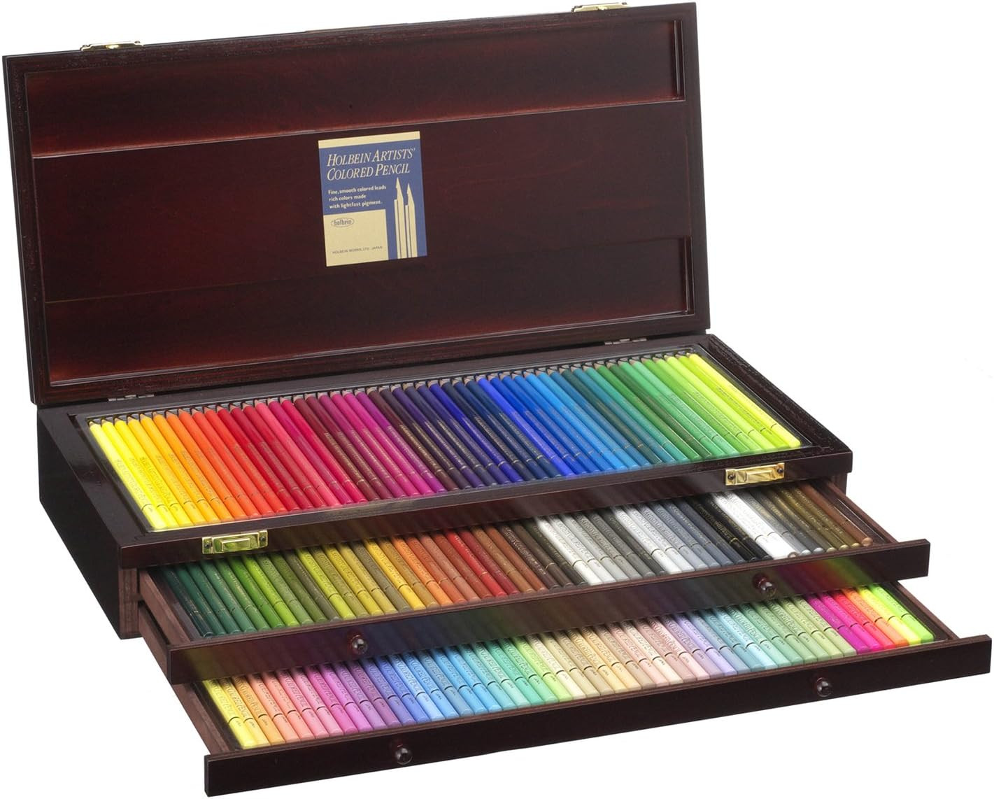 Holbein Artist Colored Pencils OP946 Wooden Box - 150 Colors