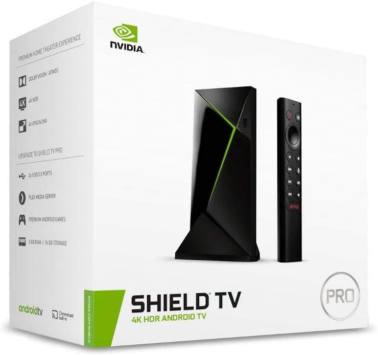 NVIDIA Shield TV Pro | Android TV 4K HDR | Dolby Vision & Atmos