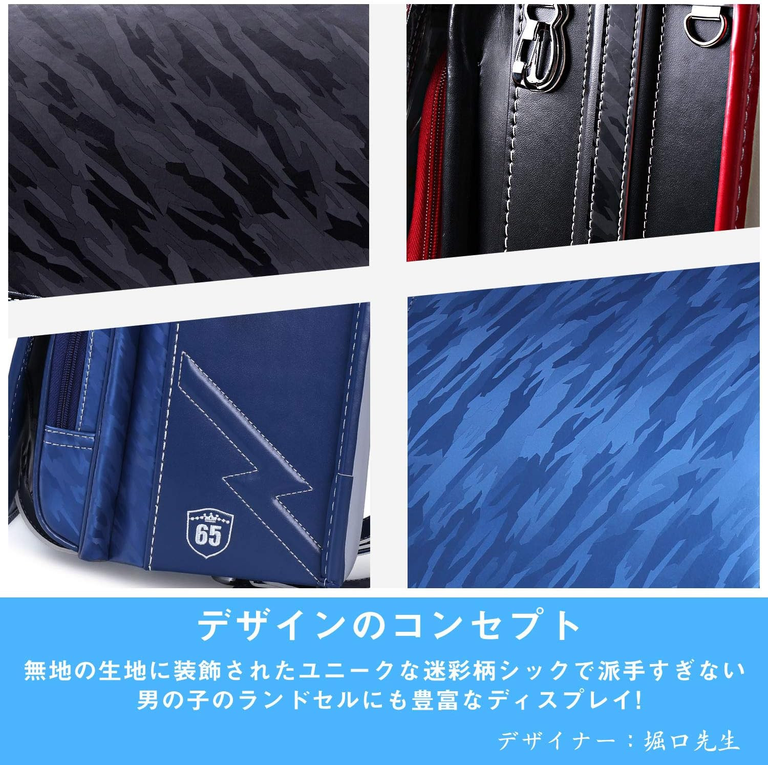 Coulomb Sonata Series Randsel Navy Camouflage - Imagem 4