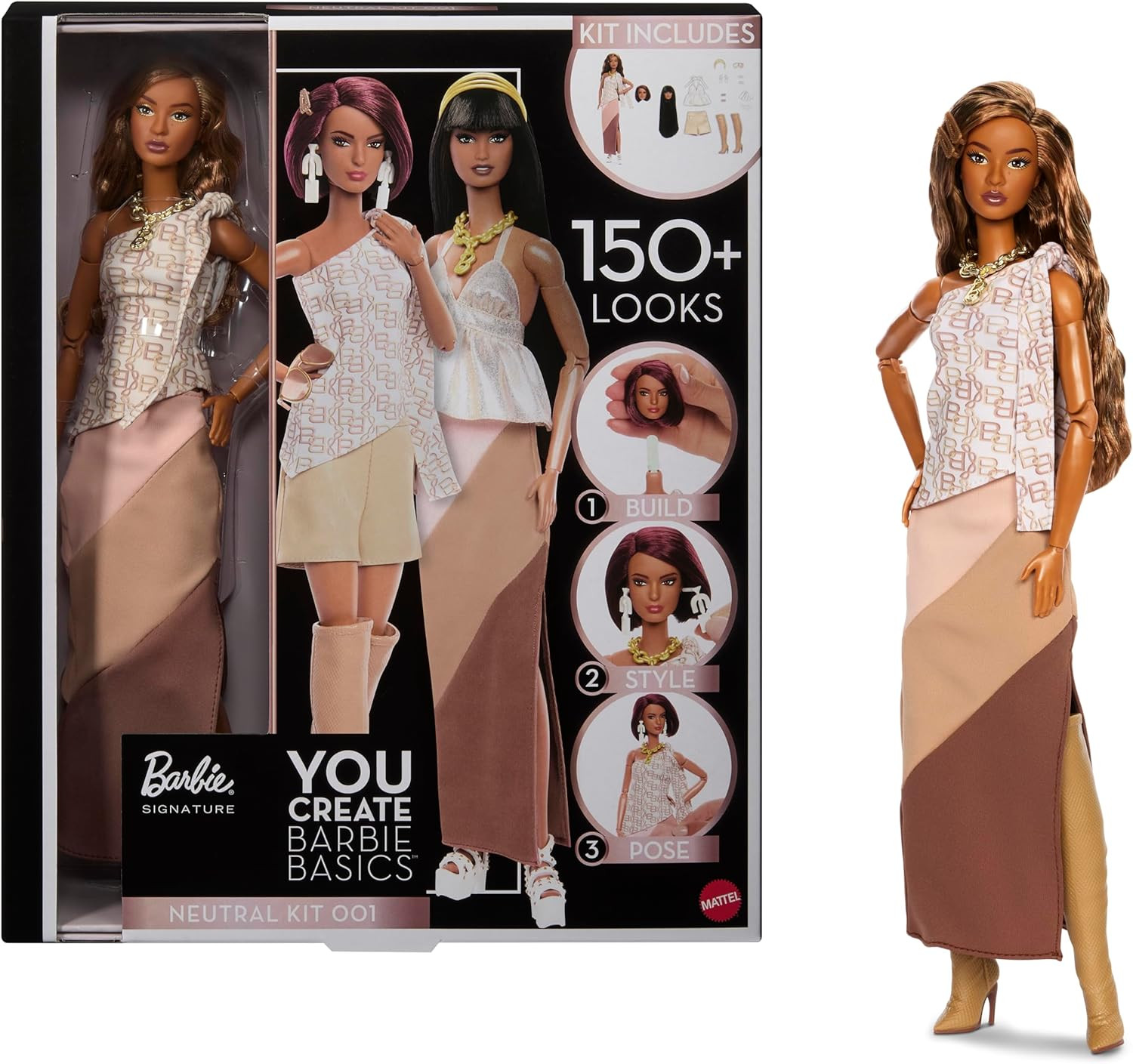 Barbie You Create Basics — Boneca Customizável Kit Neutro 001