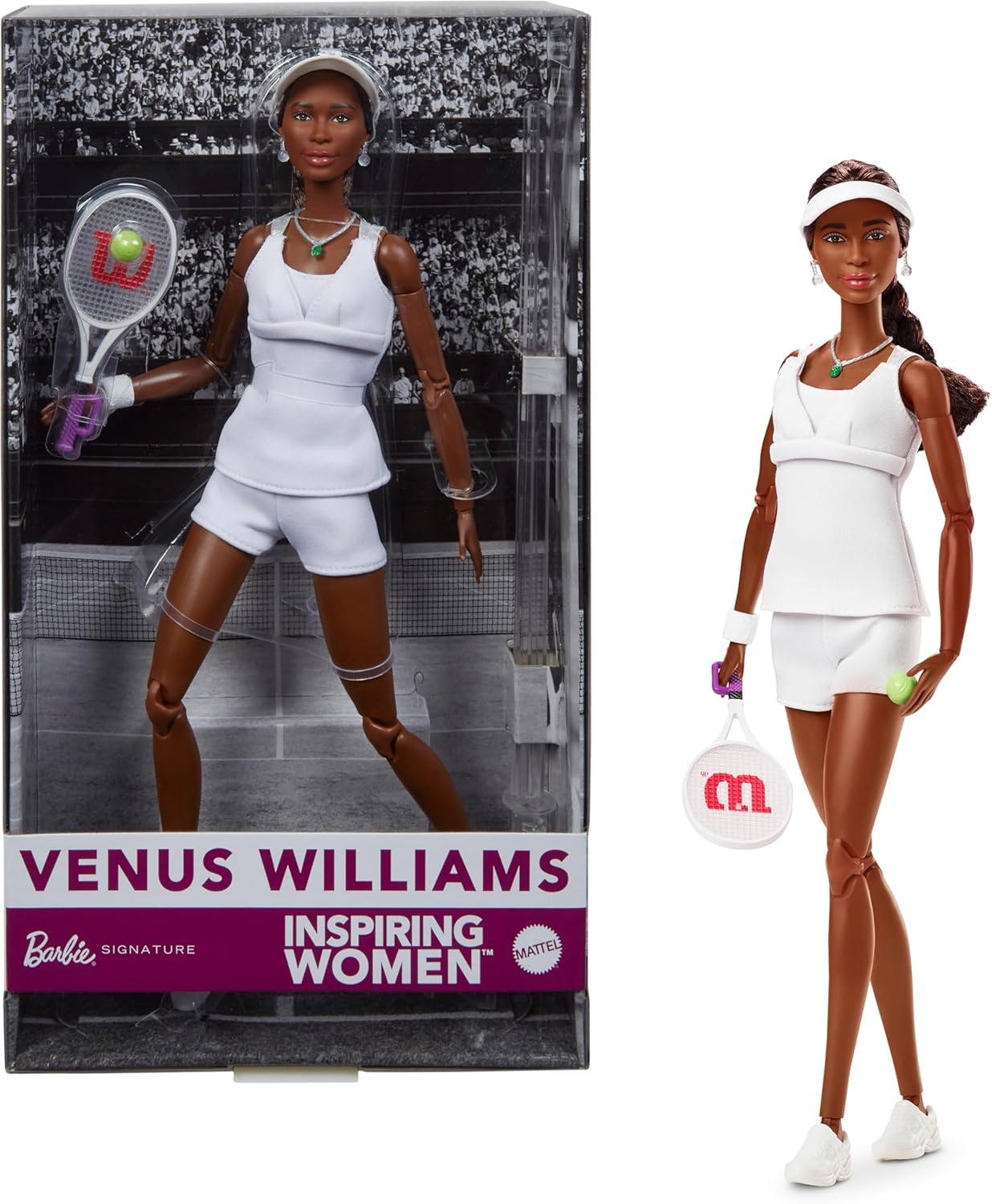Barbie Venus Williams Signature Dress-Up Doll (HRM49)