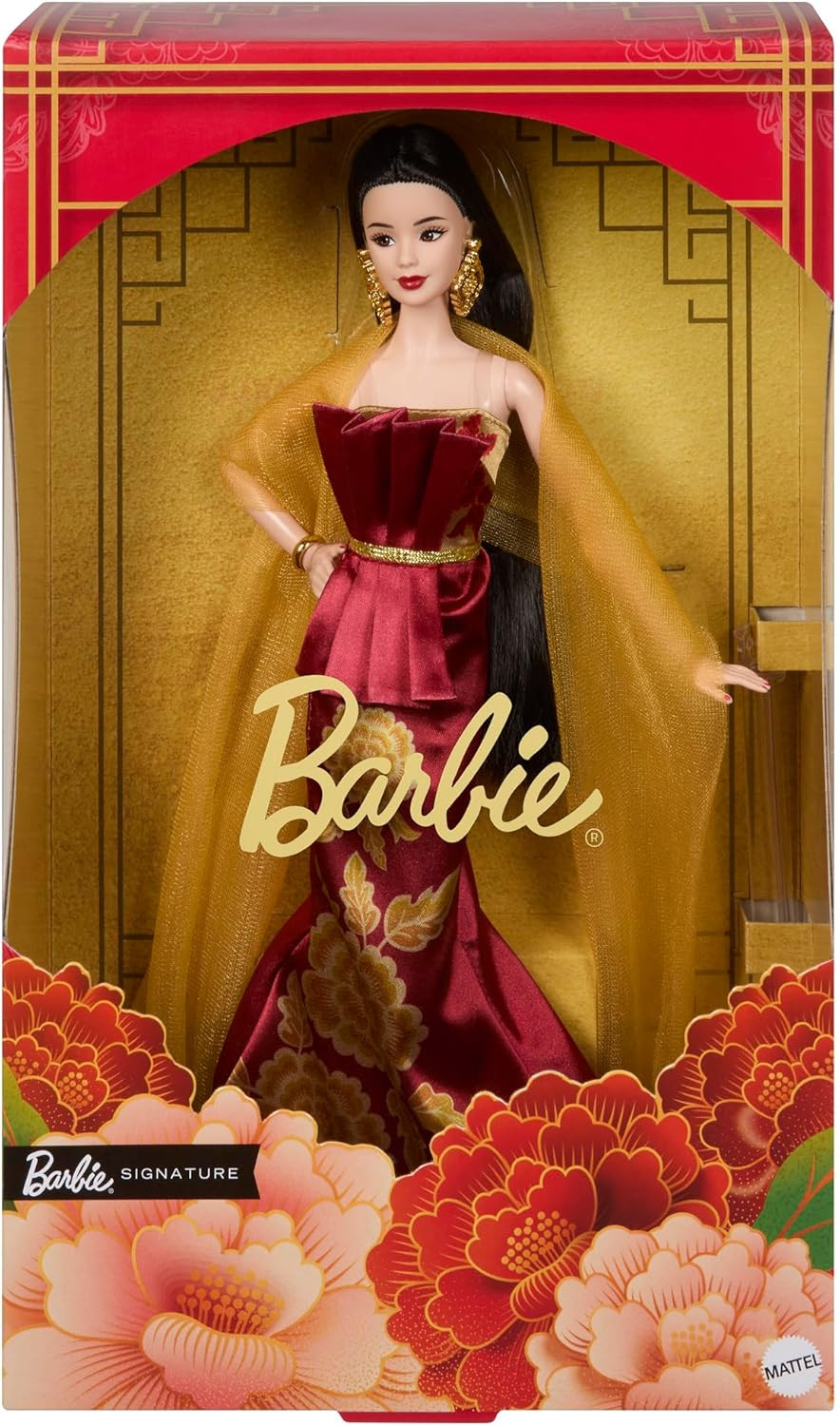 Barbie Lunar New Year 2026 Signature Red Doll (JJX83) - Imagem 7