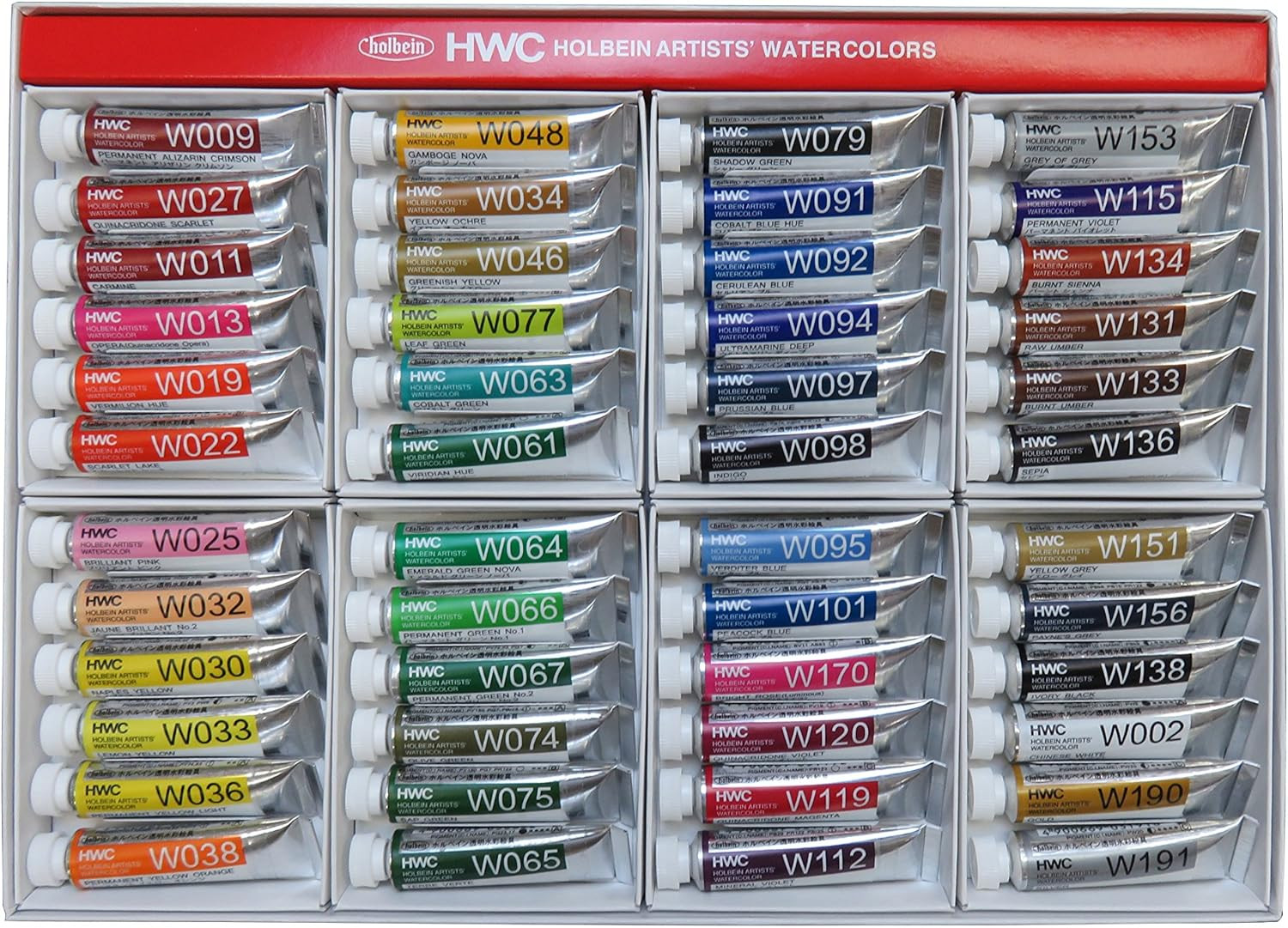 Holbein Artists Watercolor 48 Color Set - Imagem 2