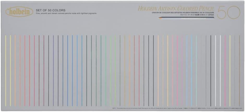 Holbein Artist Colored Pencils 50 Colors Set - Imagem 4