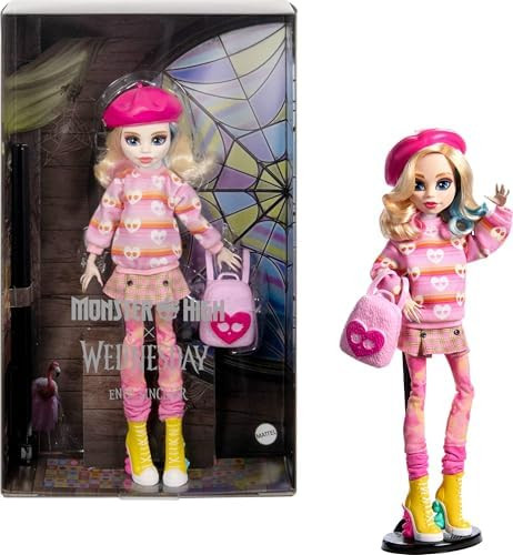 Monster High — Enid Sinclair in Pink Fashion with Beret and Backpack