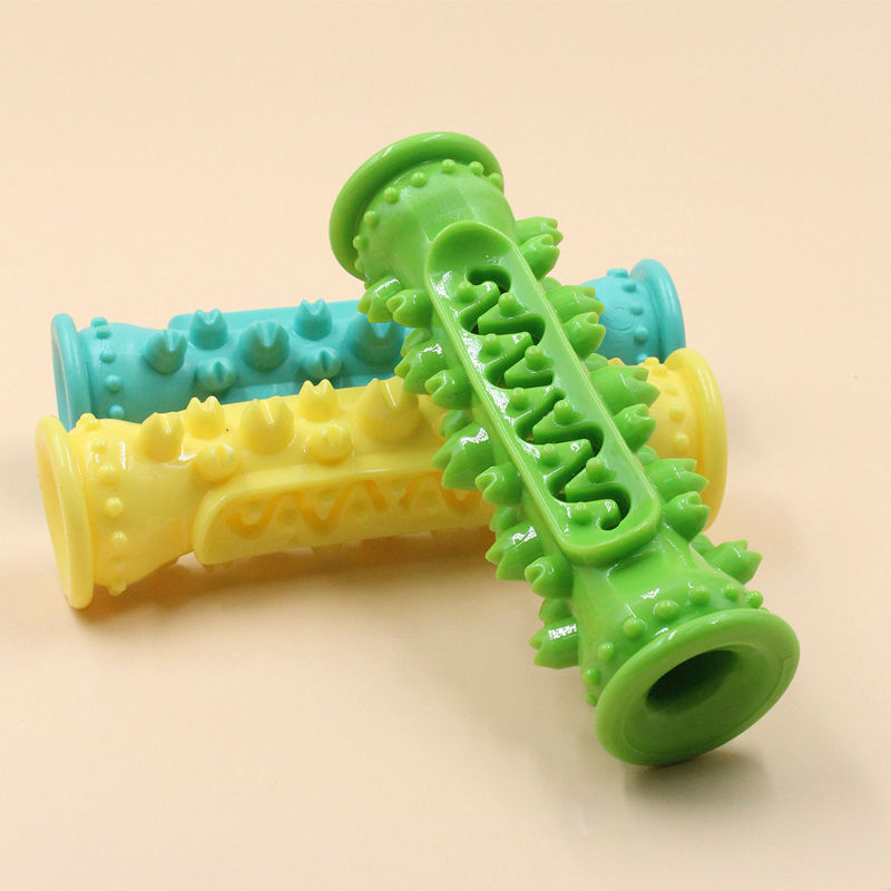 Dog Toothbrush Chew Toy Stick Soft Rubber Molar Interactive Dogs Toys For Small 