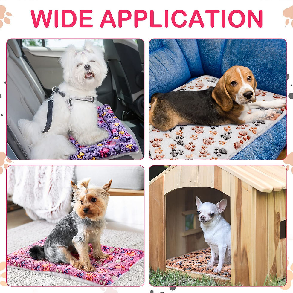 Thumbnail: Large Size Flannel Dog Bed Thicken Cat Bed Sleeping Mat Dog Mat Blanket For Pupp