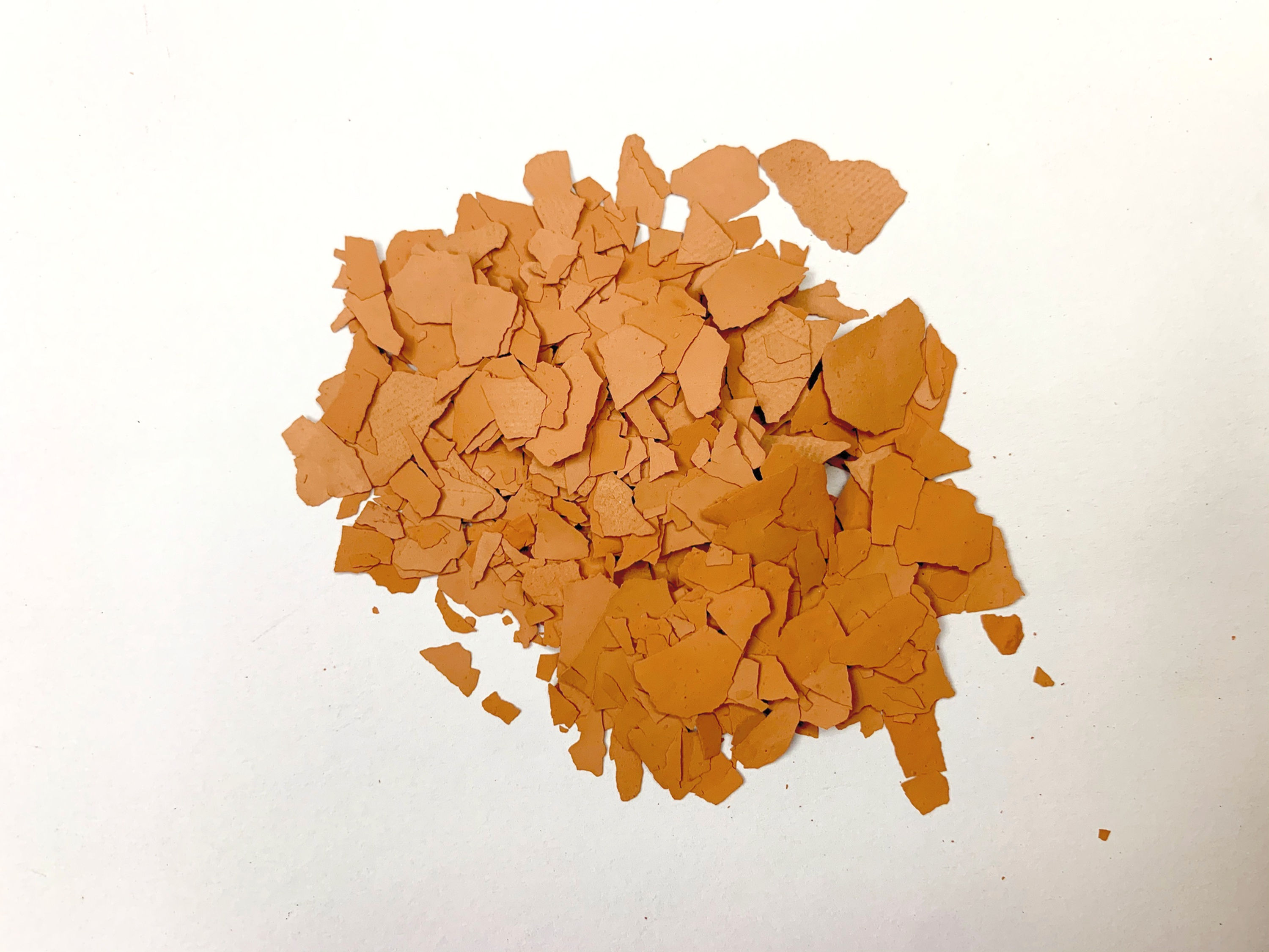 Man Orange Glitter Flakes