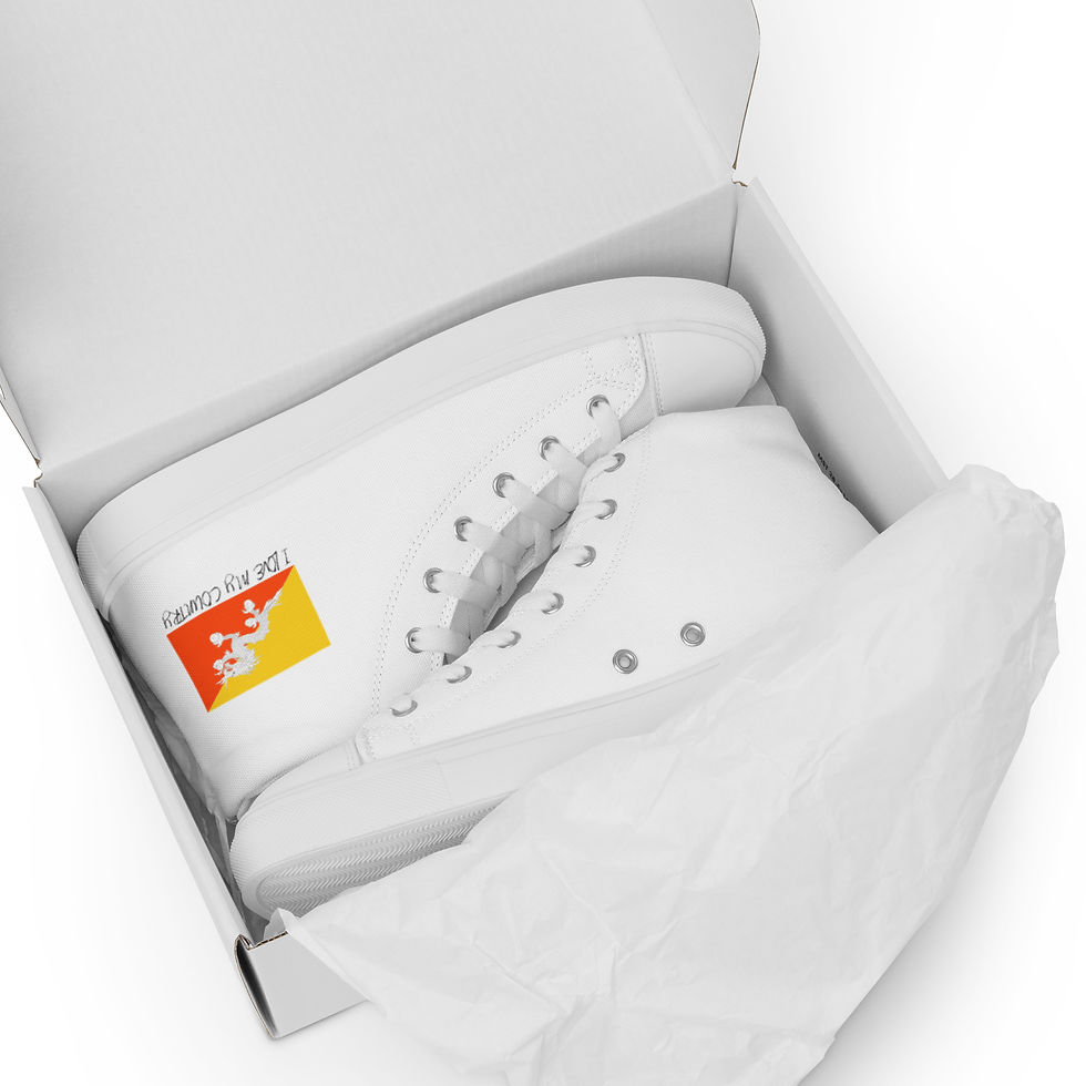Thumbnail: Bhutan Love my country high tops