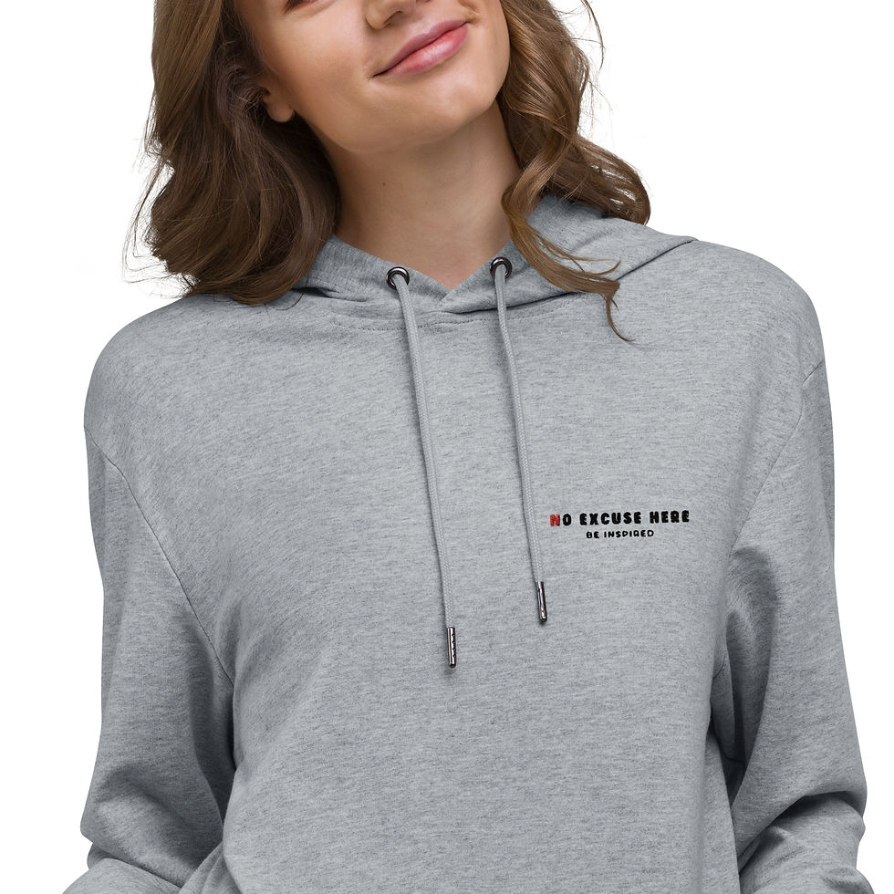 Thumbnail: Be Inspired Lightweight Hoodie Quotes Range