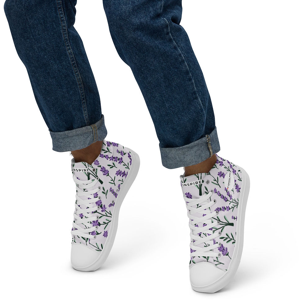 Thumbnail: Be Inspired Lavender high tops range