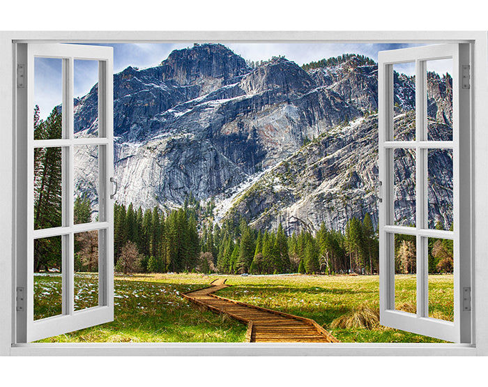 IMPRESSIVE 3D WINDOW WALL DECALS, REMOVABLE WALL STICKERS, WALL DECOR