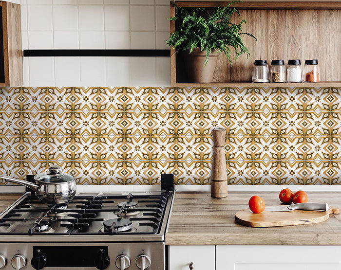 Decorative Tile stickers set of 24 Peel & Stick