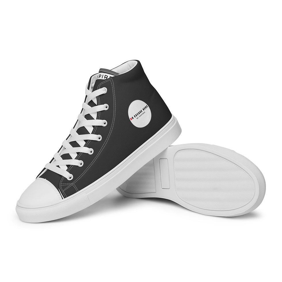 Thumbnail: Be Inspired Basics Black high tops 