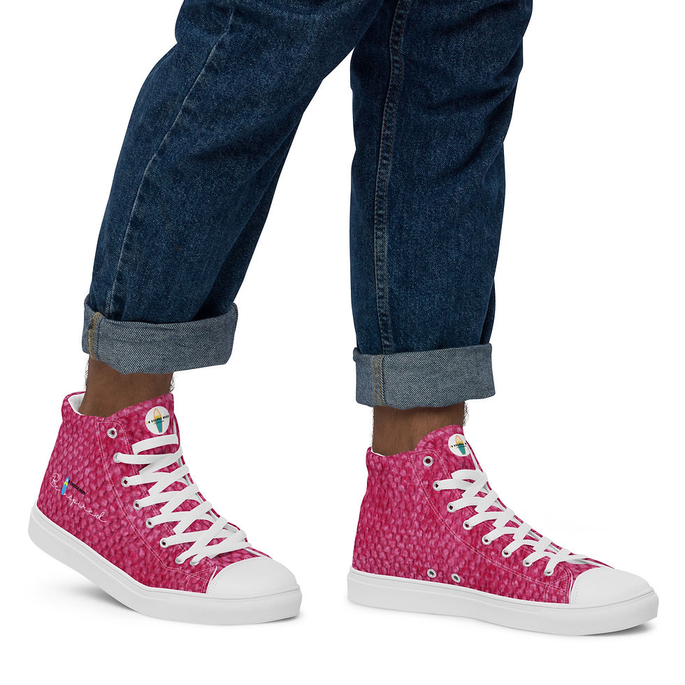 Thumbnail: Be Inspired Pink surf high tops