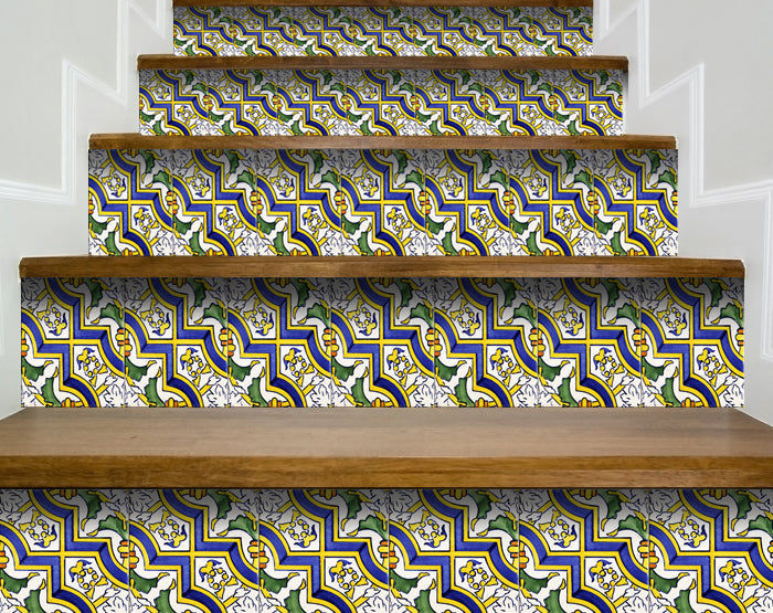 Decorative Tile stickers set of 24 Peel & Stick