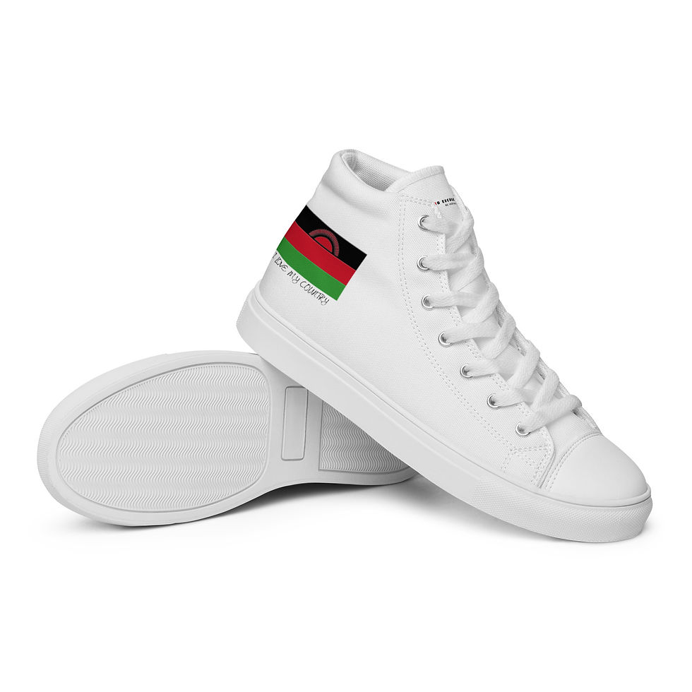 Thumbnail: Malawi Love my country high tops