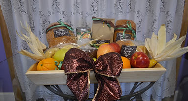 Wooden Sliegh Basket