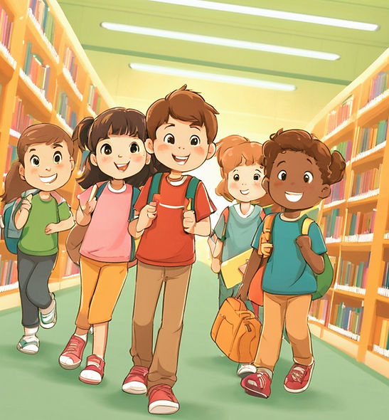 Book Fair Students elementary school_edi