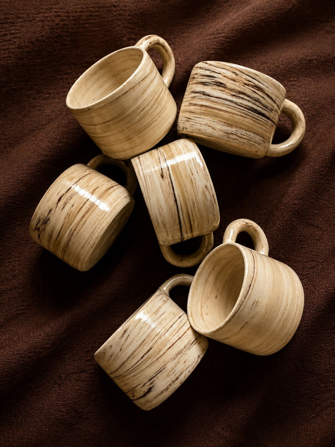 Tasse a café marbrée 