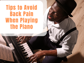 Tips to Avoid Back Pain When Playing the Piano