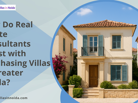 How Do Real Estate Consultants Assist with Purchasing Villas in Greater Noida?
