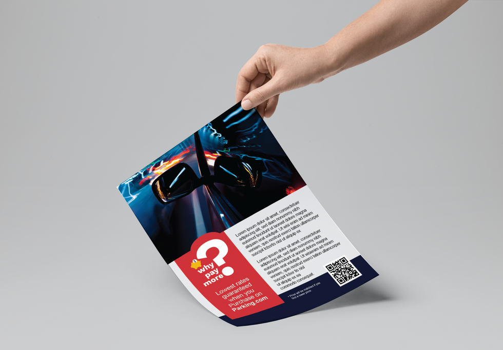 Printed Flyer Mockup (Why Pay More? Series)