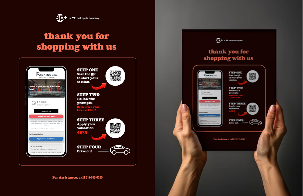 SP+ Metropolis – Instructional Flyer Design