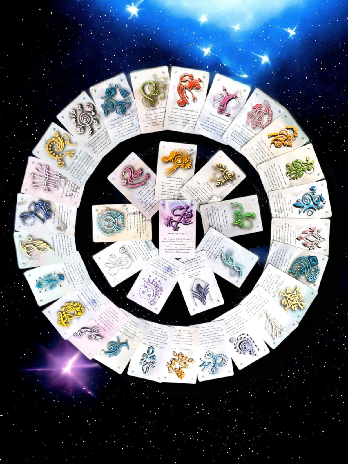 Codici di Luce degli Unicorni - Mazzo singolo