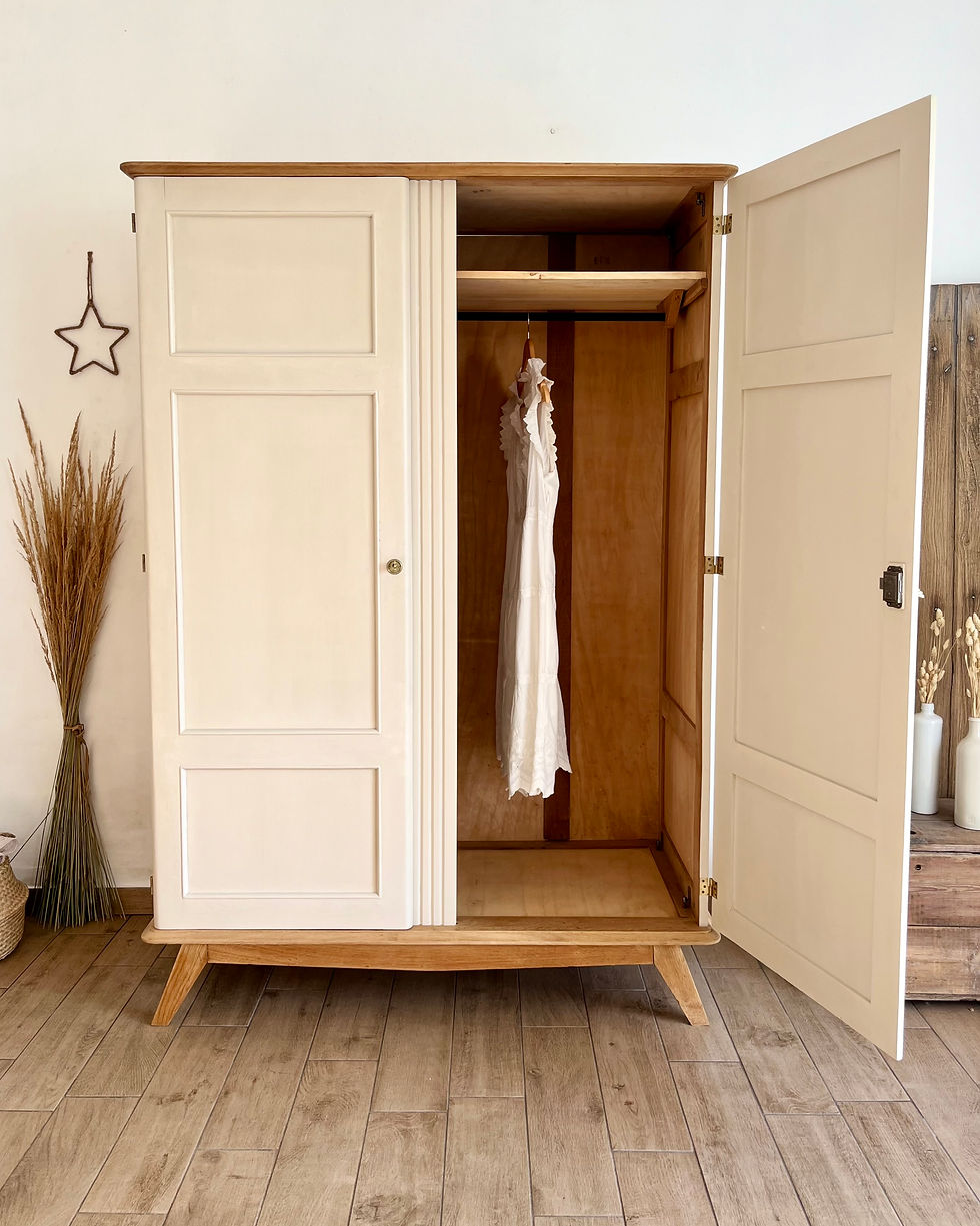 Miniature : L'armoire penderie aux pieds compas