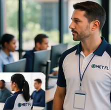 Team of IT professionals collaborating in a modern office, representing MET Florida’s Managed IT Services
