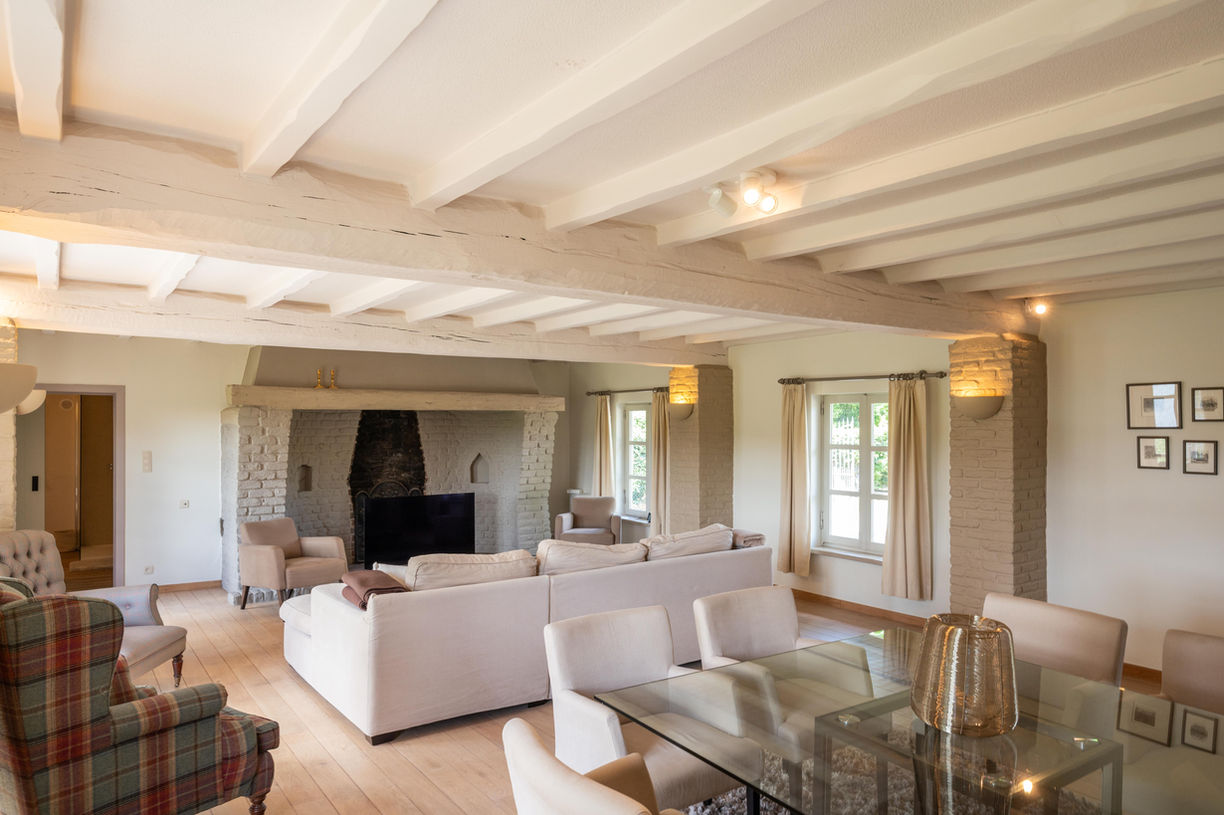 Woonkamer accommodatie House on the Green